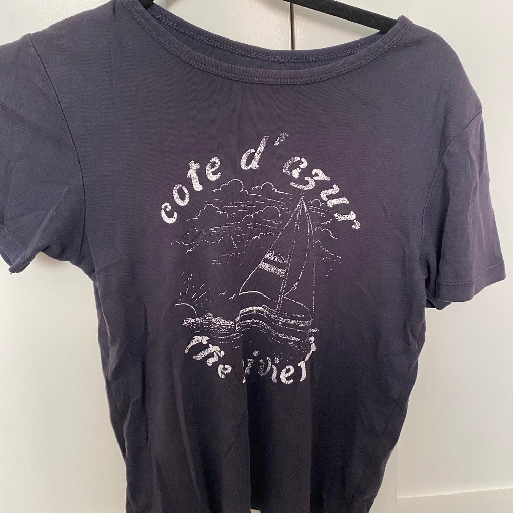 Black PacSun graphic tee